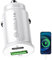 Caricatore USB Per Auto,Caricatore Presa USB C Fast Charge Con Cavo Adattatore USB Accendisigari Per Auto A Ricarica Rapida PD,Caricabatterie Auto Caricabatteria Per Auto A+C Presa Per Accendisig