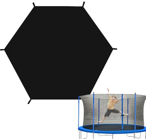 Trampolin Sonnenschutz Abdeckung | Trampoline Überdachung Trampolinzubehör | Sonnenschutz TrampolinZelt Abdeckung | UV-Beständige Sonnensegel
