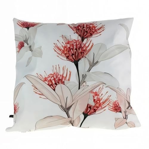 colourliving Outdoor Kissen 45x45 cm – wetterfestes Gartenkissen mit Designbezug – Zierkissen für Balkon, Terrasse & Garten – abnehmbar & waschbar – dekoratives Outdoor Sitzkissen (Protea)