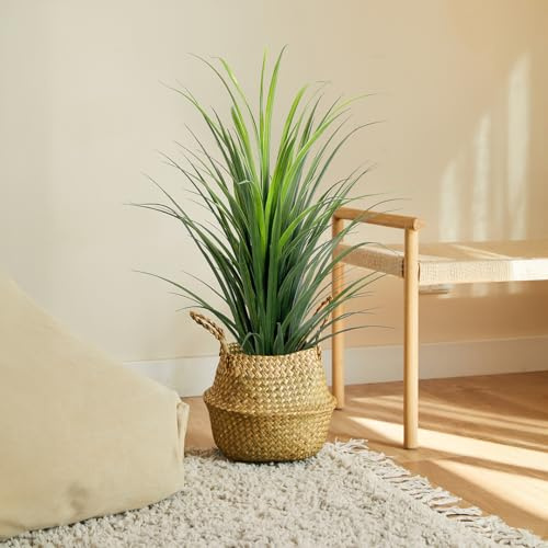 BLAINE | Yuca Grass 90 cm | Plantas Artificiales Decorativas | Planta Artificial Grande | Plantas Artificiales Interior/Exterior | Planta Realista Decorativa | Sin Cuidados