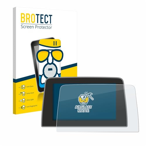 BROTECT Schutzglas für Ford Puma 2019-2023 | Entspiegelnder Displayschutz Made in Germany Schutzfolie Glas Matt Anti-Reflex Kratzfest 9H Anti-Fingerprint Einfache Montage