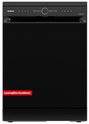 Corberó - Lavavajillas 60 cm Excellence | CLVM7725B | 14 Cubiertos | 6 Programas | 4 Temperaturas | Display LED | Función Auto Apertura | Negro
