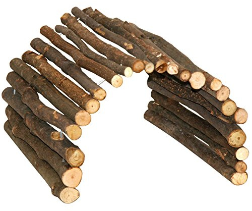 Kerbl Pet Pont en Bois, 16x27cm, pour Petits Animaux, lièvres, Lapins, cochons d'Inde, Polyvalent, en Bois Naturel, à grignoter