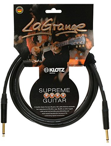 KLOTZ LaGrange - supreme gitarren kabel, mit sehr geringer Kapazität, dreifach geschirmt