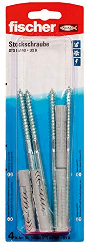 Fischer Stockschraube STS, 8 x 140 und UX K SB-SaMo, 90484