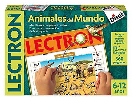 Diset - Lectron, Tiere der Welt, Lernspiel ab 6 Jahren
