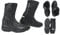 Stivaletto Stivali moto Sport Touring Gran Turismo Impermeabile Basso Nero 41