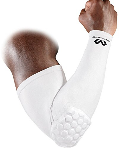 McDavid 6500 POWER SHOOTER – Maniche Con HexPad, Bianco