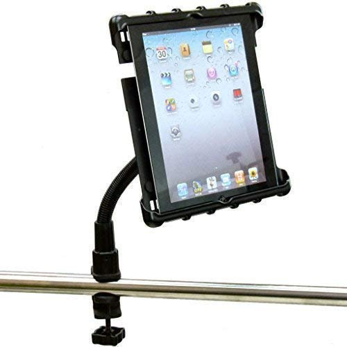 BuyBits Heavy Duty C-Clamp Cross Trainer Treadmill Gym Tablet Holder for iPad & iPad MINI (all)