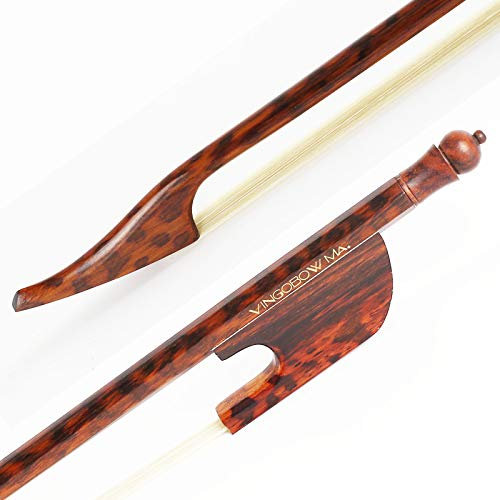 VingoBow - Archetto per violoncello in stile barocco in legno di serpente, 4/4, livello Master Level Premium Crine Art n. 610C