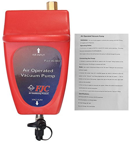 C-FUNN Neumática 4.2 Cfm Aire Operado Bombas De Vacío A/C Sistema De Aire Acondicionado Herramienta Auto