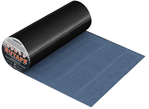 Aluminium Butylband BuTape Dachreparatur 300 mm x 10 lfm 5 Farben (Schwarz)
