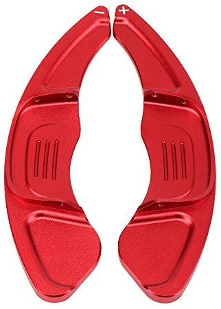 ontto 2 Pezzi Pala del Cambio Per Golf 7 Polo GTI Scirocco Sagitar Lamando Variant Estensione della Paletta del Cambio del Volante dell'automobile in Lega di Alluminio-Rosso