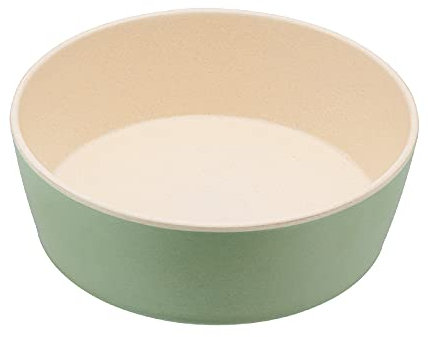 Beco Hundenapf – Futter- und Wassernapf, Bambus, frische Minze, klein, 15 cm Durchmesser