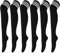 DRESHOW 6 Pairs Long Socks Thigh High Socks Tights Over Knee Socks Casual High Stockings for Girls and Women