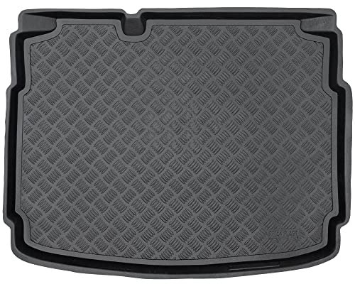 M MOTOS Tapetes de PE para maletero apata para SEAT Leon II (MK2) 2005-2013 Mejore la comodidad de su viaje con la resistente alfombrilla para el maletero del coche, que protege contra la suciedad y e