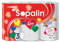 SOPALIN Love – 3 Rouleaux de Essuie-tout cuisine, Décoré, Texture en forme de cœur, Double épaisseur, Blanc