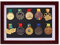 WANLIAN Medaille Vitrine Tiefer Rahmen Massivholz Medaille Rack Display War/Militär/Sport/Marathon/Medaille Rahmen