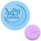 Crethinkaty Eid al-Fitr Fondant Embosser Eid Mubarak Shape 3D Raised Design Cookie Stamp for Baking Cookies,Decorating Cake/Sugar Paste/Cupcake(Style B)