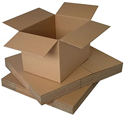 Schott Packaging 15x Strong Large Cardboard Boxes 18 x 12 x 7 Cube (457mm x 305mm x 178mm) Ideal for Shipping, Packaging - Single Walled - 15 Pack