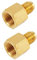 Stickstoffregler-Adapter, Messingunterstützung 1/4 Zoll SAE auf G1/4 Zoll IG Regler-Adapter Armaturen Verbindungsrohr Zubehör Teile-2 STÜCK
