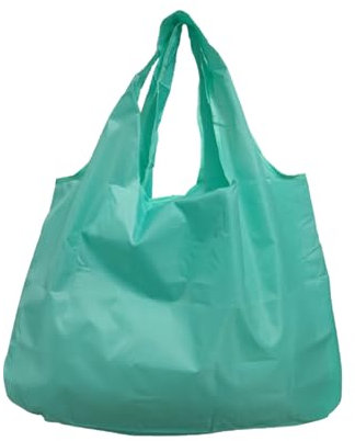 Einkaufstasche Faltbar 1Stücke Wiederverwendbare Einkaufstaschen,Tägliche Shopping Bag Umweltfreundliche Einkauf-tasche,Faltbare Tote Bag Einkaufstüten Tragbare Langlebig Waschmaschinenfest Seegrün