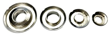 Smeg - Kit 4 supporti bruciatore spartifiamma in acciaio inox per piano cottura Renzo Piano - SM09/B