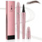 Wasserdichter 3D Augenbrauenstift mit 4 Gabelspitzen, Microblading Augenbrauenstift, 4 Punkt Brauenstift Langanhaltend Natürliche Augenbrauen Make-up (B-2#)