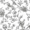 CiCiwind Peel and Stick Wallpaper White Black Floral Wallpaper 44×500CM Self Adhesive Vinyl Contact Paper Waterproof Sticky Back Plastic Flower Bird Stick on Wallpaper for Wall Cabinet Decor