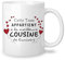 Yufansd Tasse Mug - Le Meilleure Cousine de L'univers - Cadeaux pour Cousine Femme Idée Originale Cadeaux d'anniversaire Noël Cousine Souvenir Céramique 350 ml (Cousine)