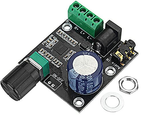 Balrbex PAM8610 Dual Kanal Dc 12V Hd Digital Audio Stereo Verstärkerplatine D 15W x 2 Hochleistung Verstärker