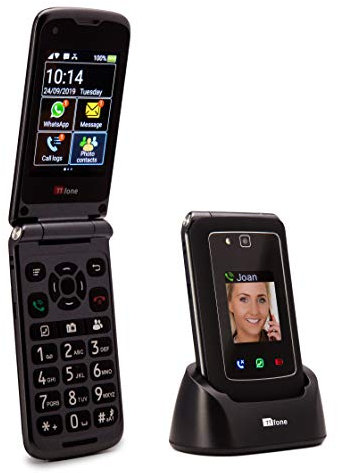 TTfone Titan TT950 Whatsapp Touchscreen Senior Big Button Flip Mobile Phone 2G