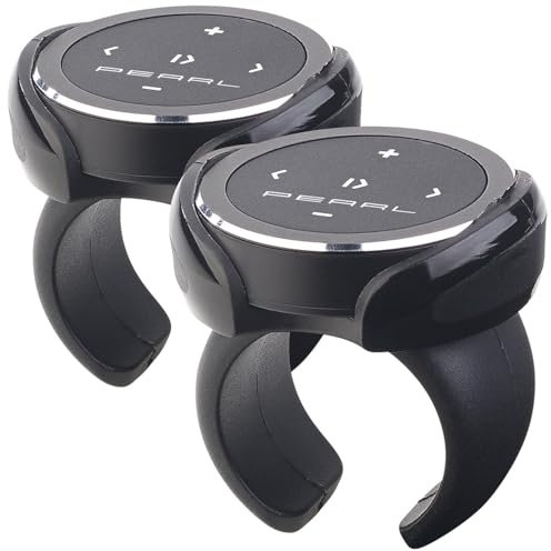 auvisio 2er-Set Media-Fernbedienungen für iOS & Android, Kamera-Auslöser