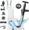 inShareplus Toilet Plunger, Black Toilet Unblocker Heavy Duty, High Pressure Plunger Kit with 4 Replaceable Heads and 1 Gloves Plunger Sink Unblocker for Unblocking Toilets, Sink, Bathtub, Floor