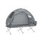 SoBuy Campingzelt Einzelzelt mit Lampenhaken und Schuhaufbewahrungstaschen 2in1-Zelt 1 Person praktische Hellgrau BHT ca. 193x160x86cm OGS32-II-HG