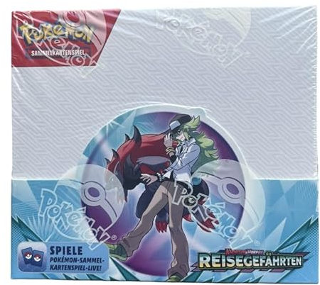 Pokemon Karmesin & Purpur Reisegefährten 36 Booster Display (36er Box) - Deutsch - NEU & OVP KP9 + BB-Toy-Trades Toploader