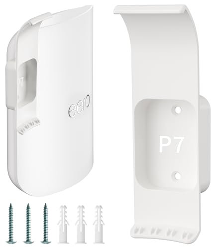 Dunear eero Pro 7 Wandhalterung, Stabilem ABS-Halterung mit Kabelmanagement für eero Pro 7 Triband-Mesh-WiFi-7-Router, Platz Sparend & Einfache Installation (1 Stück)