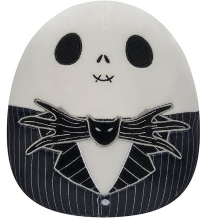 Squishmallows Original 8-Inch Disney Jack Skellington | Collectable Cute Plush Toy, Cuddly Toys for Children, Soft Toys, Cute Teddies Suitable for Girls and Boys Ages 3