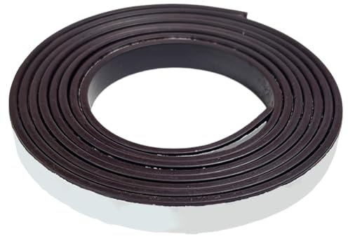 Magnetband-Rolle, Magnetstreifen mit selbstklebender Rückseite | flexibles Magnetband | Klebewerkzeughalter zum Schneiden, Kabelmanagement für Küche, Garage
