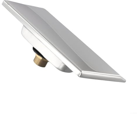 Zilimontt Edelstahl Pool Wasserfall Brunnen Wand montiert Schwimmbad Wasserspiel mit G1/2 Gewinde für Hinterhof Teich Spa Dekor