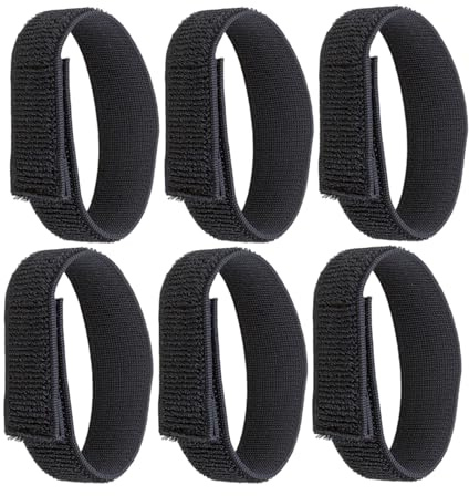 4 STK Hosenklammer Fahrrad,Hosengummi Hosenband Elastisches Klettband Hosenklammern,Hosenbein Klammer,Hosenclip Hosenhalter Bundeswehr Damen,Hosenschutz für Wandern Angeln Jagd Radfahren Gartenarbeit