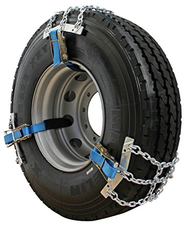 Schneeketten SnowDrive 2x Sektorketten 1E Europa-Pro Serie, modular, 31x20mm, Ø 5,5mm für Lastwagen / LKWs
