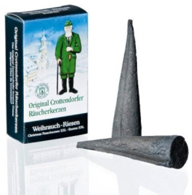Original Crottendorfer Räucherkerzen Weihnachtlicher Weihrauch 4er Riesen