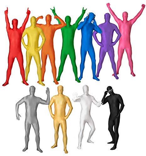 Funsuits Déguisement Costume Enfant Taille Kids S/Kids M/Kids L - VARIETES DE Couleurs - Bleu [Kids S]