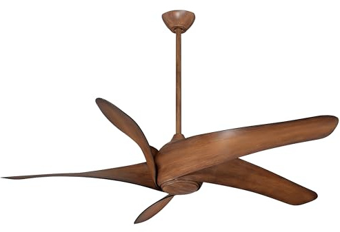 Minka-Aire F905L-DK Artemis XL5 62 Inch Ceiling Fan with LED Light and DC Motor in Distressed Koa Finish