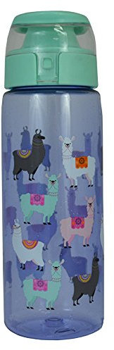 Lama-Glitzerwasser- / Trinkflasche