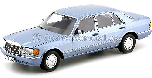 Norev NV183464 1:18 Mercedes-Benz 1990 560 SEL-Pearl Blue Metallic, blau