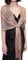DiaryLook Womens Evening Wrap Stole Shawl for Dresses Sparkling Metallic Shawls for Wedding, Parties, Bridesmaid, Prom Scarf,Rose Gold
