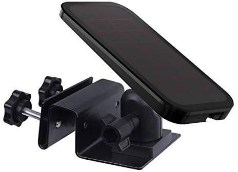 HOLACA Gutter Mount Compatible with for Arlo Pro 4 Solar Panel Versions,Arlo Ultra Ultra 2 Arlo Pro 3 Solar Panel, Reolink Argus Pro, Reolink Argus 2, Black 1PCS