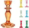 Talking Tables Kerzenhalter aus Glas Orangege | Dekorativer konischer Kerzenhalter für Speisen im Innen- oder Außenbereich, Tischdekoration für Dinnerparty, Geburtstag, Hochzeit, Wohnkultur